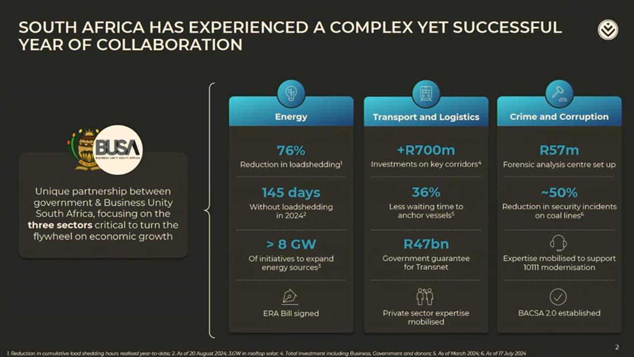 South Africa has experienced a complex yet successful year of collaboration South Africa has experienced a complex yet successful year of collaboration