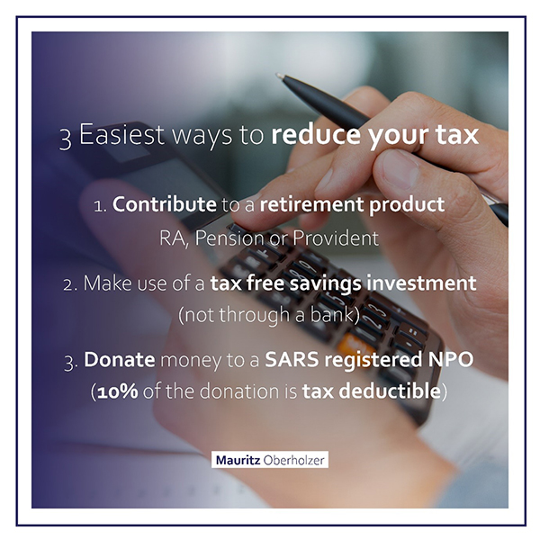 Easiest ways to lower your tax